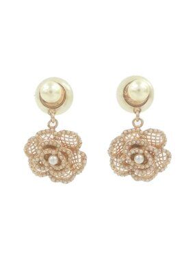 Dior Tribal Earrings Pink